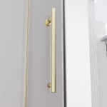 Душевая дверь Veconi Premium Alassio G AL-120-00-G-C4 120 стекло прозрачное осветленное/профиль брашированное золото
