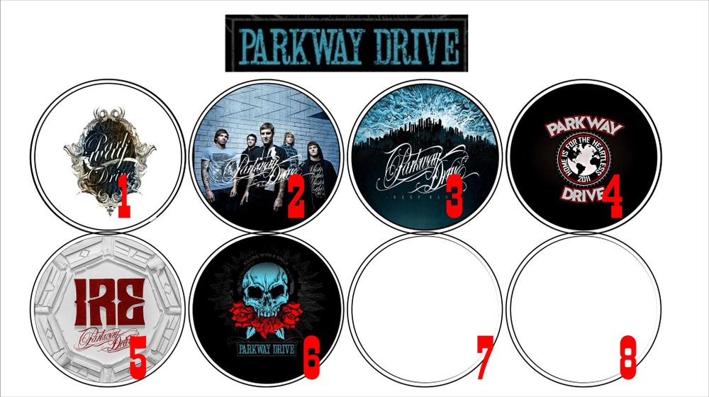 Значок Parkway Drive ( в ассортименте )