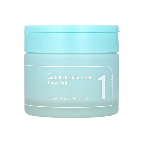 Numbuzin No.1 Centella Re-Leaf Green Toner Pad 70шт