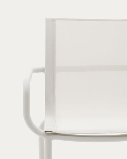 Galdana Штабелируемый садовый стул из белого алюминия Испания La Forma