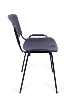 Стул для посетителей ИЗО черный каркас, пластик