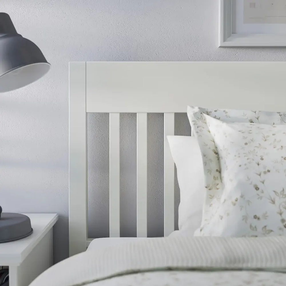 Каркас кровати - IKEA IDANÄS/IDANAS/LÖNSET/LONSET, 200х160 см, белый, ИДАНЭС/ЛОНСЕТ ИКЕА