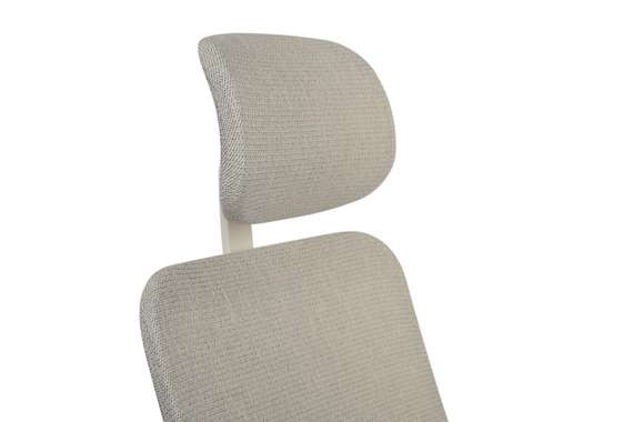 Кресло Antler EAN-001AW Белый пластик/Светло-бежевый