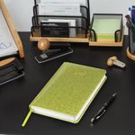 Ежедневник датированный 2022 А5 138x213 мм BRAUBERG "Sparkle", блестки, зеленый, 112827