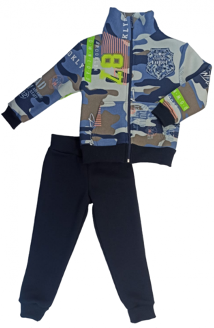 Спортивный костюм 0212/53 камуфляж, надпись, 3х/н