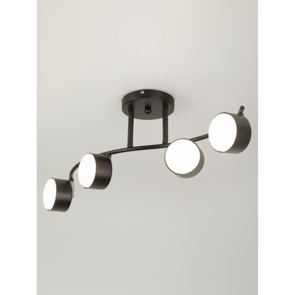 Светильник настенно-потолочный спот Rivoli   7074-704 4хGX53 15 Вт поворотный