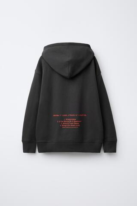 ZARA ХУДИ С КАПЮШОНОМ OASIS ®, АНТРАЦИТОВО-СЕРЫЙ