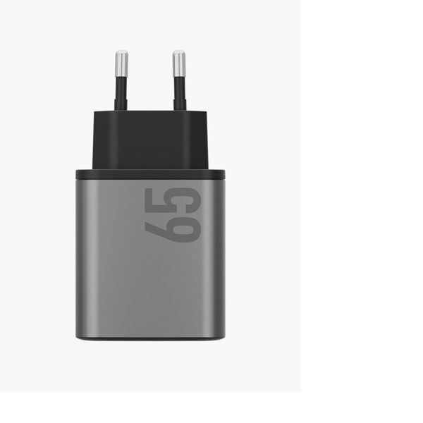 Сетевое зарядное устройство Energea AmpCharge 65W, Темно-серый | Gunmetal