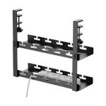 Кабель-канал Cactus CS-CM-400-2BK для столов 40x13.4x34.2см черный