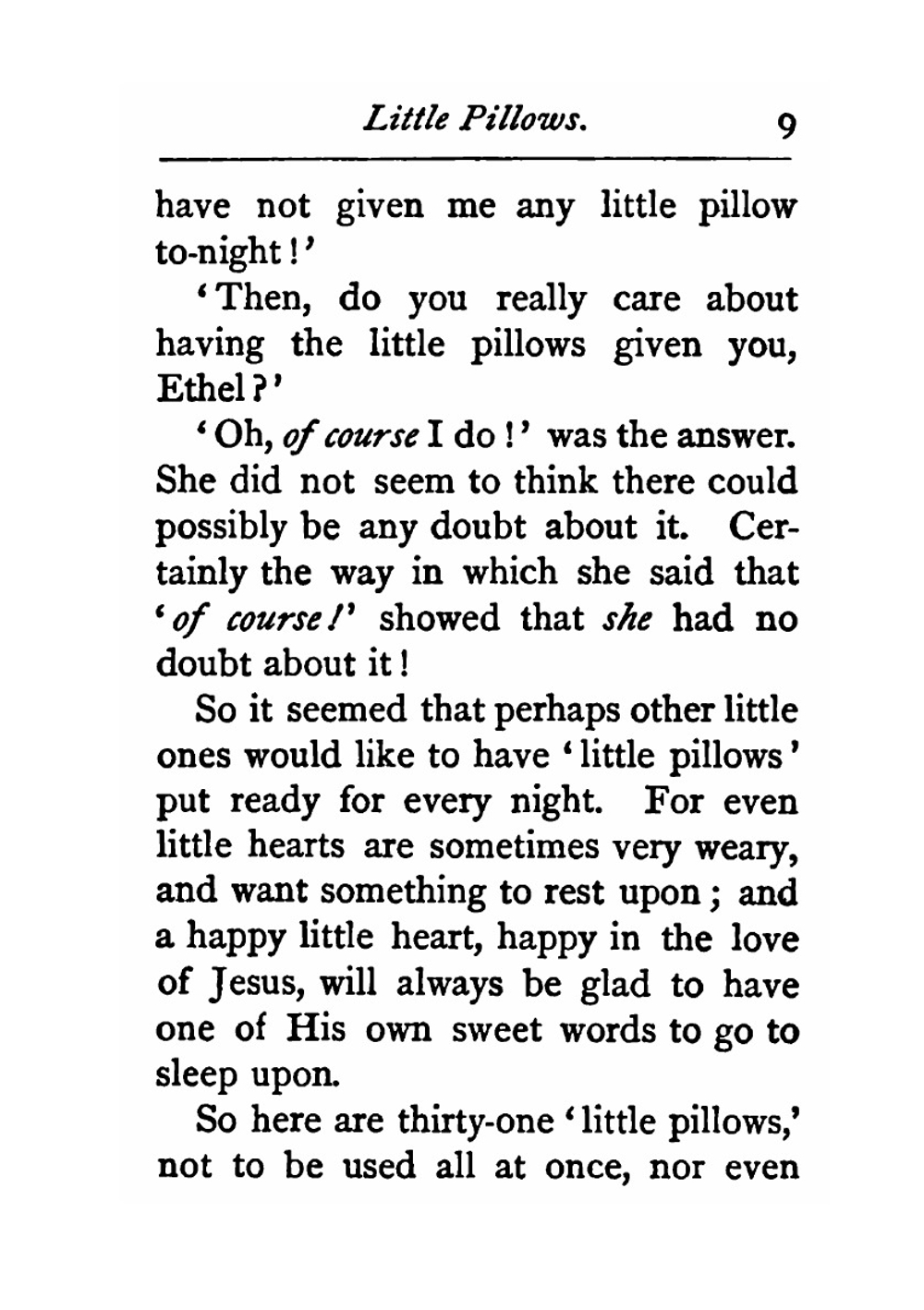 Little Pillows. Or, Good-Night Thoughts for the Little Ones | Frances Ridley Havergal