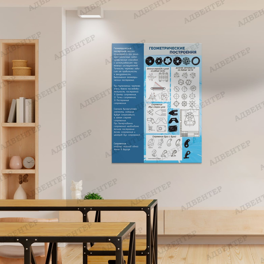 Стенд Геометрические построения 701