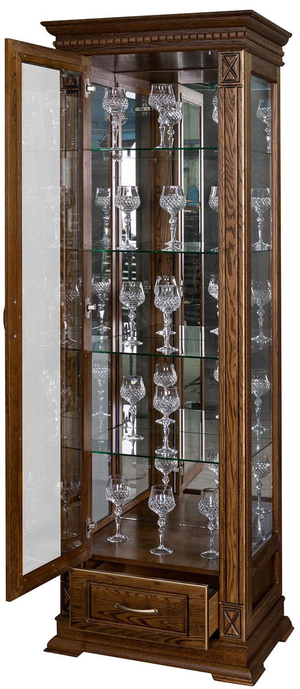 Шкаф-витрина «Верди Классик» П1.0487.0.11-01