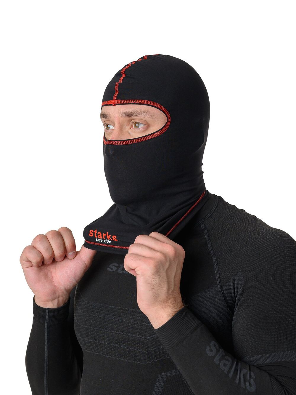 Подшлемник Light / Черно-красный