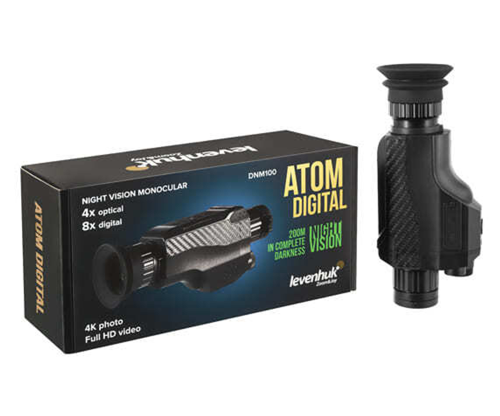 Монокуляр ночного видения Levenhuk Atom Digital DNM100 - фото 3