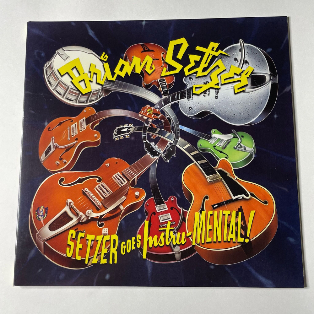 Винтажная виниловая пластинка LP Brian Setzer Setzer Goes Instru Mental (USA 2011)