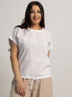 Блуза Таня (белая/бабочки) Б15708-20М LT Collection