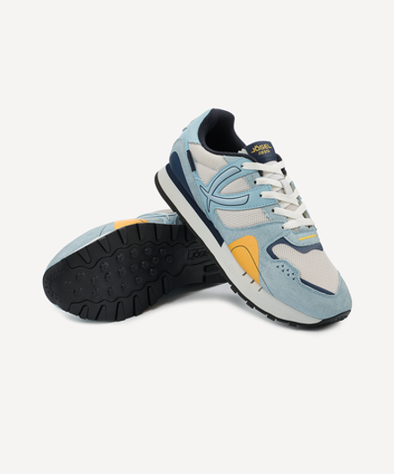 Кроссовки спортивные Fiesta, голубой/желтый