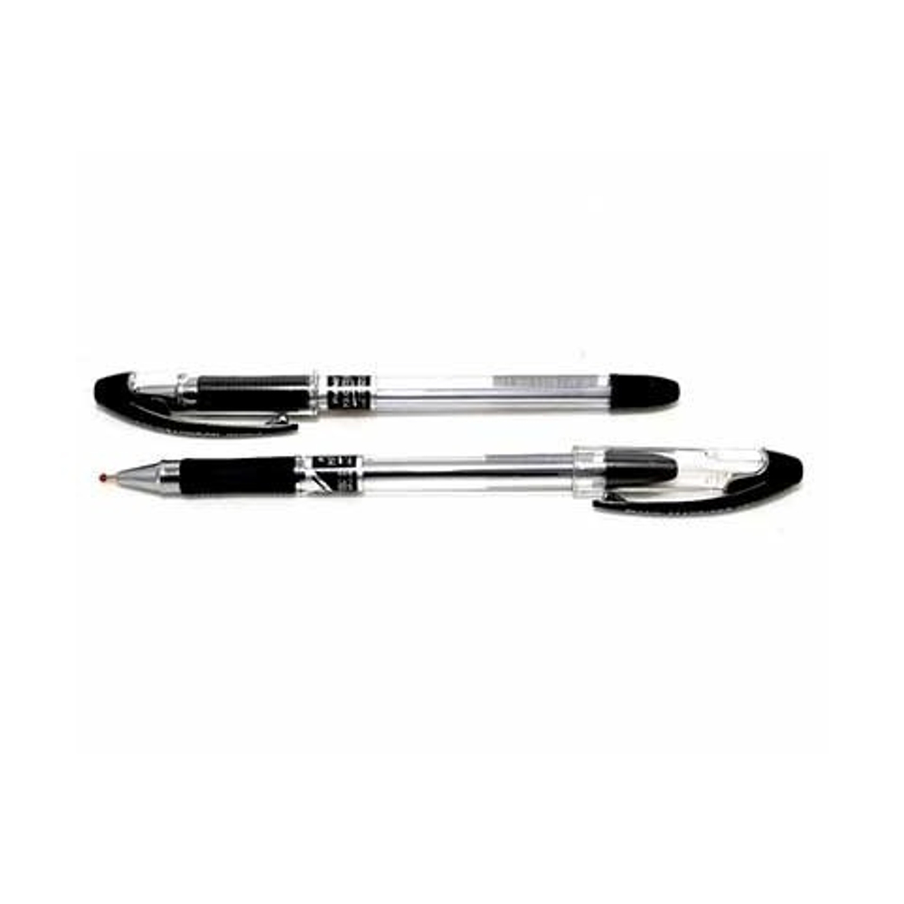 Ручка Cello Maxriter F 0.7 игловидный наконечник, резиновый упор, масляная основа, черная