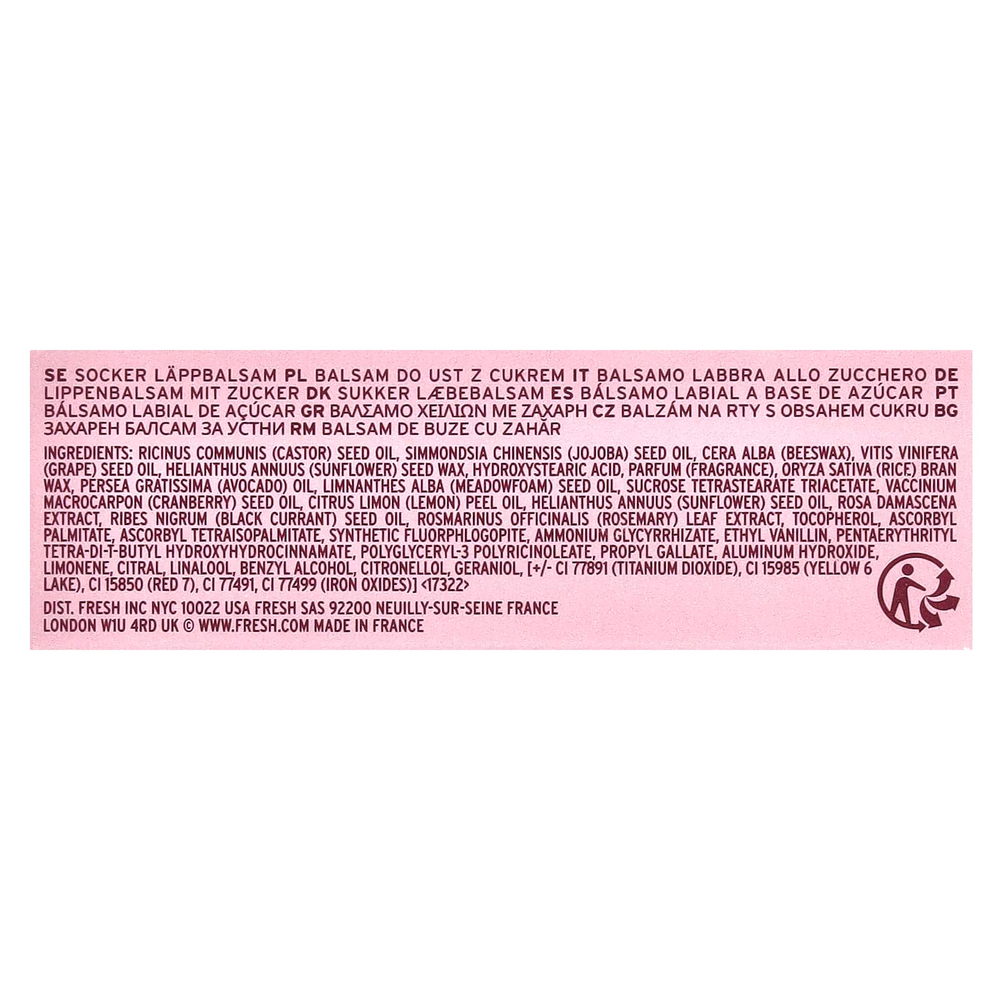 Fresh, Sugar Lip Treatment, Rose, 4,3 г (0,15 унции)