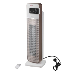 Тепловентилятор электрический поворотный (220V,2000W,S обогрева 20м?,защита от перегрева+пульт ДУ) FORCEKRAFT FK-NSB-200E