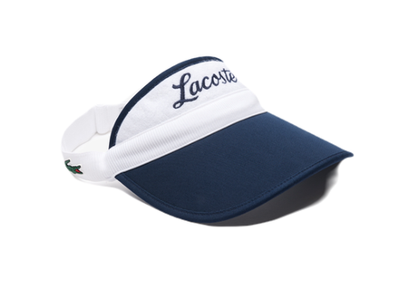 Теннисный козырек Lacoste Adjustable Golf Visor - White Blue