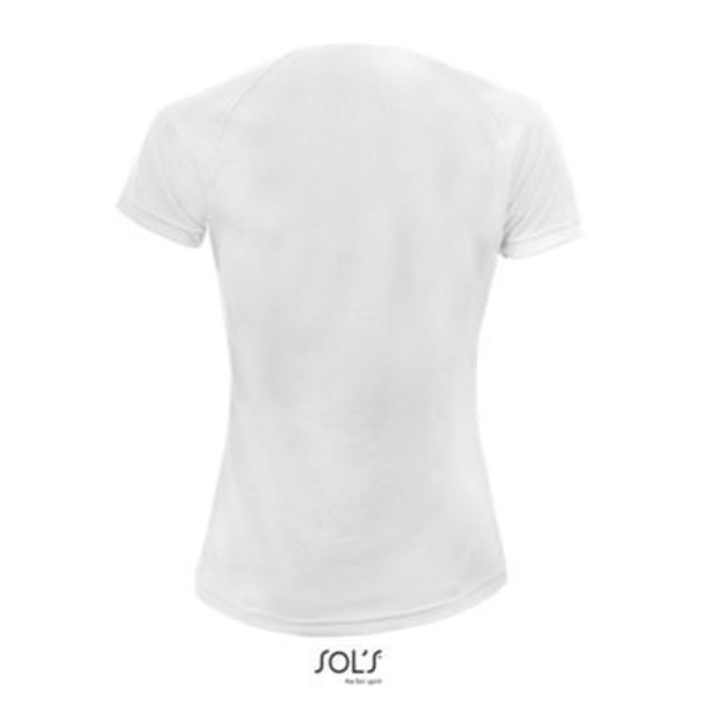 Футболка SPORTY, женская, полиэстер 140. Красный  S