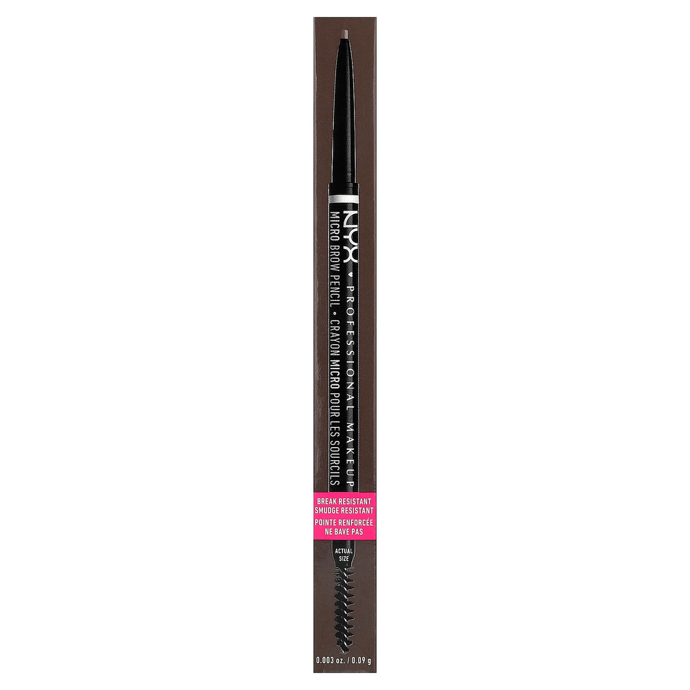 NYX Professional Makeup, Micro Brow Pencil, пепельно-коричневый 05,5, 0,09 г (0,003 унции)