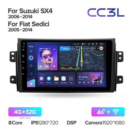 Teyes CC3L 9"для Suzuki SX4 2006-2014