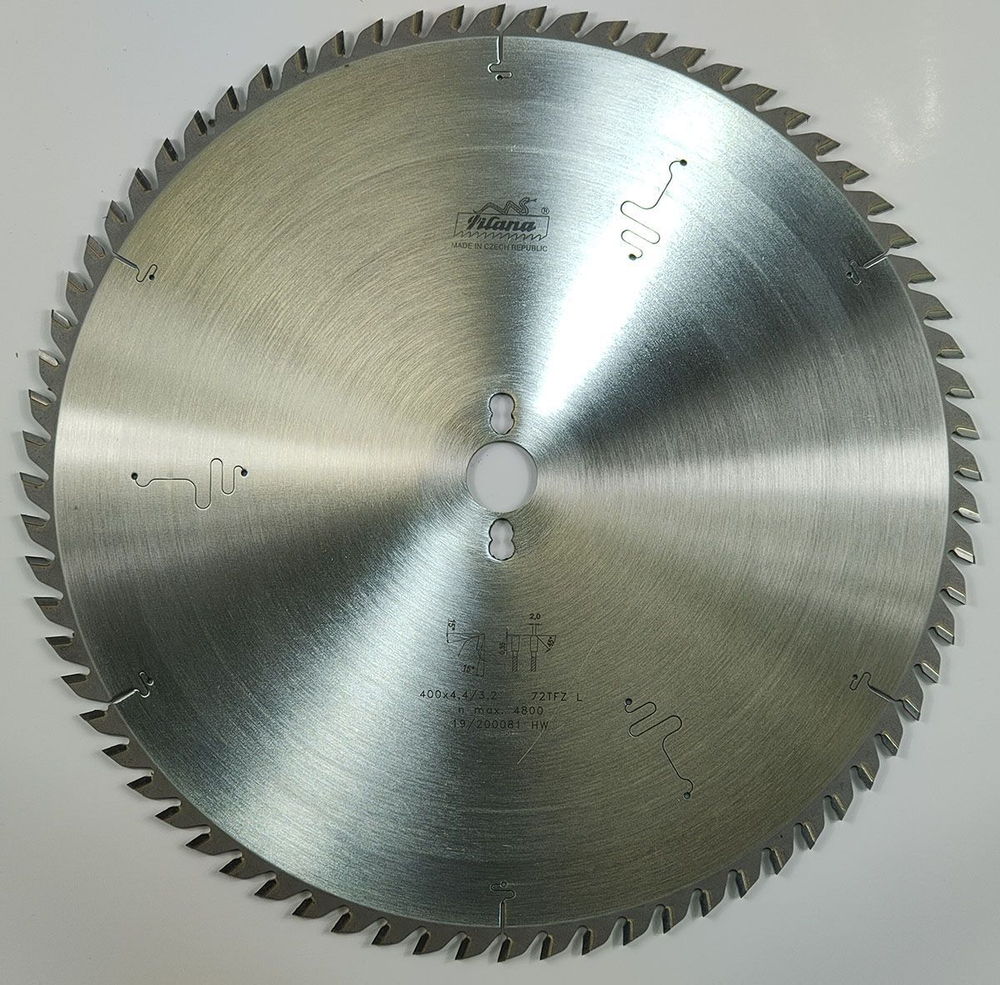 Пила дисковая TCT "Pilana" 400x4.4/3.2x30 z72 97 TFZ L HP