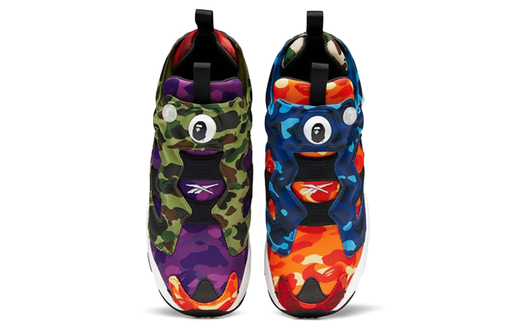 Кроссовки A Bathing Ape X Reebok Instapump Fury "Multi-Camo"