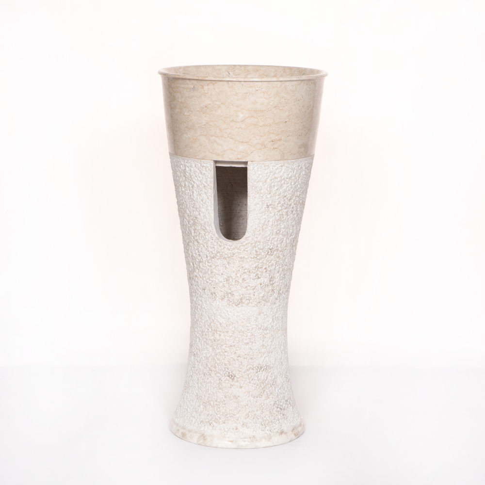 Раковина напольная из мрамора Pedestal MN-63219 40*40*90