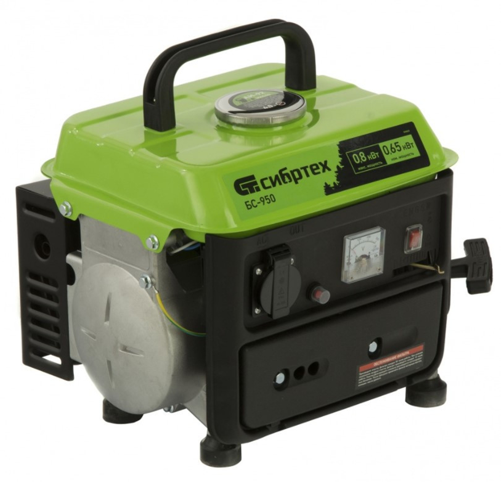 Электрогенератор бензиновый Сибртех БС-950 94665