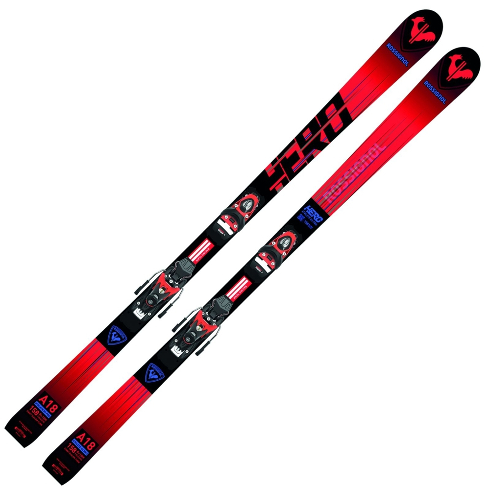 ROSSIGNOL юниорский гигант HERO ATHLETE GS PRO 164 см, 171 см без креплений/с креплениями NX 7/с креплениями SPX 10 black/с креплениями NX 10 /с креплениями SPX 10 hot red