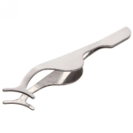 Пинцет для накладных ресниц на блистере Ультрамарин «Beautiful look», цвет металл, 11см