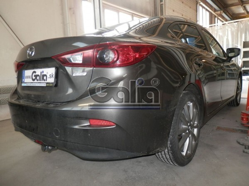 Фаркоп оцинкованный Galia M135A для Mazda 3 седан 2013-(паспорт и сертификат в комплекте)(без электрики)