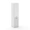 Fresco Шкаф узкий высокий правый FRU.SU-101 (R) white Белый Бриллиант UM/Лакобель Белый/Хром 450*460