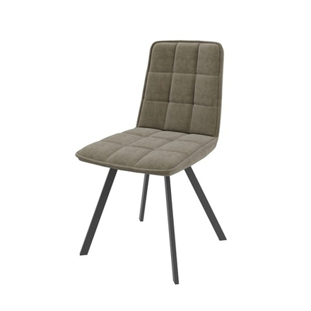 Стул ROM D, b05 LATTE LUX/ЧЕРНЫЙ