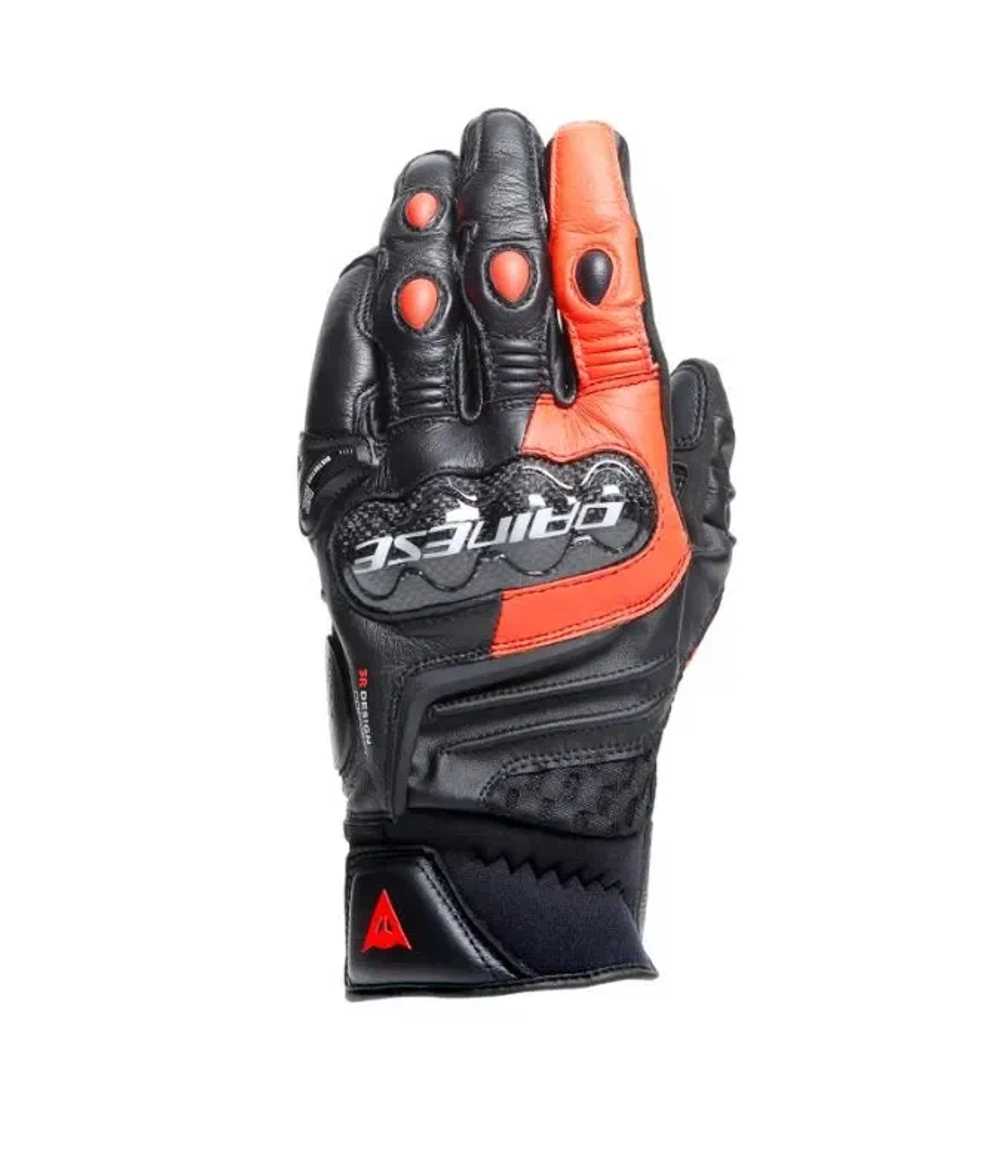 Мотоперчатки Dainese "Carbon 4", кожаные, защита на костяшках и ладонях