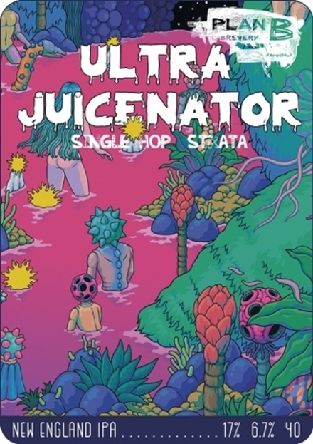 Пиво План Б Алтрэ Джюисэнатор. Стрейту / Plan B Ultra Juicenator. Strata 0.5л - 6шт