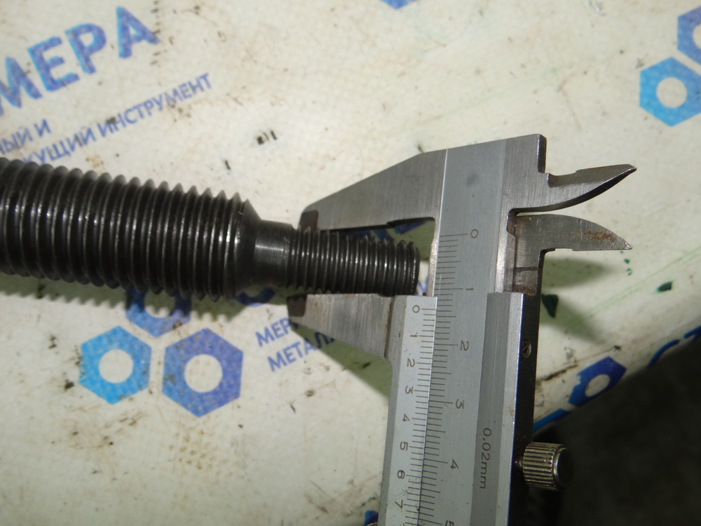 Шомпол (тяговый шпиндель) М24 для станков ISO 50 (7:24)