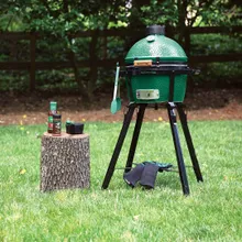 Керамический гриль Big Green Egg MiniMax, 33 см, на высокой подставке