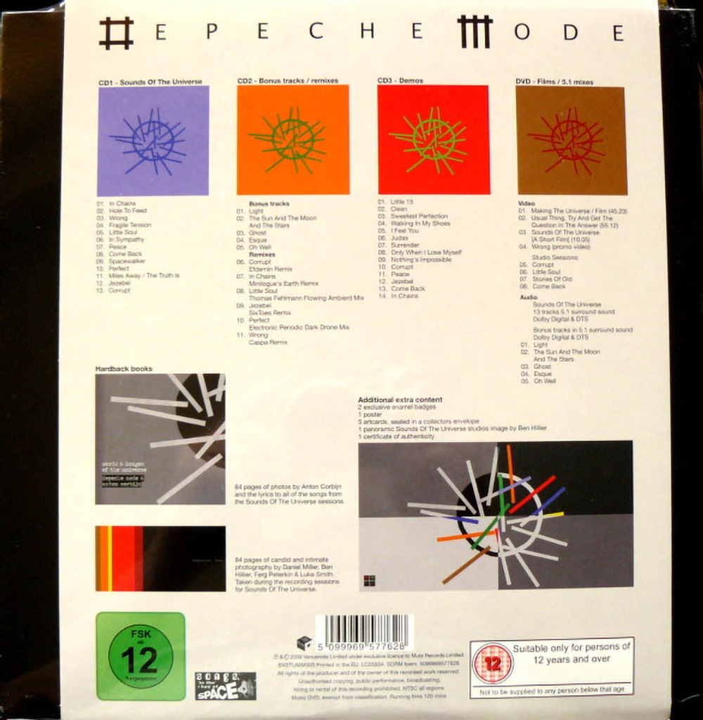 Depeche Mode / Sounds Of The Universe Box Set (3CD+DVD)
