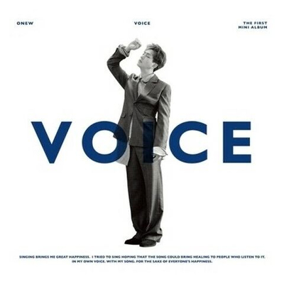 Альбом Shinee Onew - Voice 1st Solo Mini Album RANDOM Version