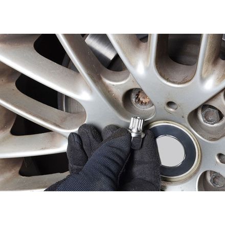 Цена на KING TONY (9BW0221) Набор насадок для монтажа/демонтажа секреток колес BMW, 21 предмет