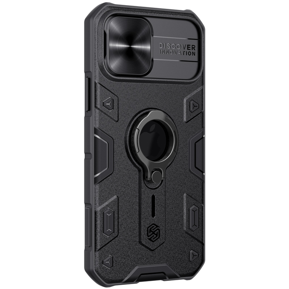 Чехол от Nillkin для iPhone 12 и 12 Pro, серии CamShield Armor Case (металлическая защитная шторка для камеры)