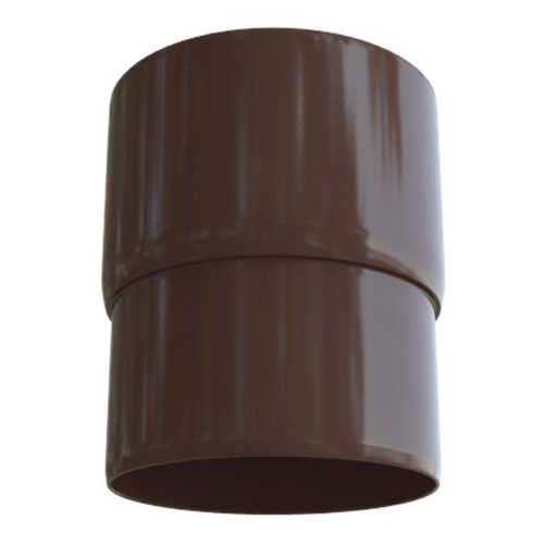 Муфта трубы соединительная ПВХ Альта-Профиль Элит Коричневый 95 мм