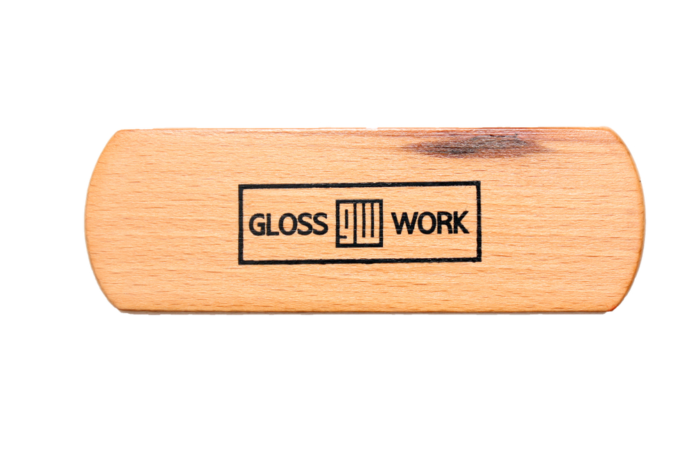 Glosswork Leather Brush Щетка для кожи с натуральным ворсом