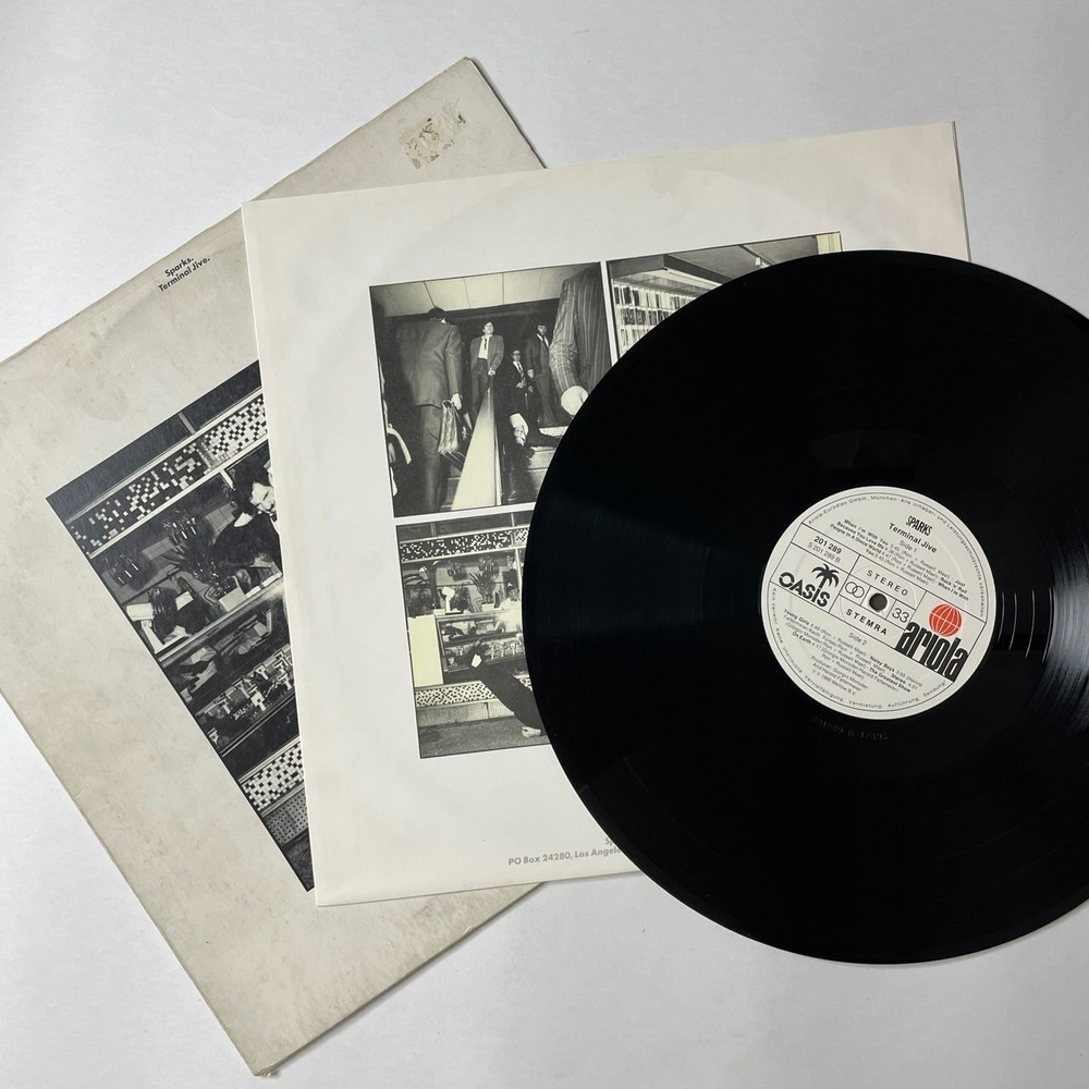 Винтажная виниловая пластинка LP Sparks Terminal Jive (Germany 1980)