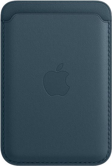 Чехол-бумажник Apple MagSafe для iPhone, кожа, «балтийский синий»