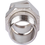 Соединение быстроразъемое (американка) STOUT - 1"1/4 (ВР/НР, латунь никелированая, плоск.уплотнение)